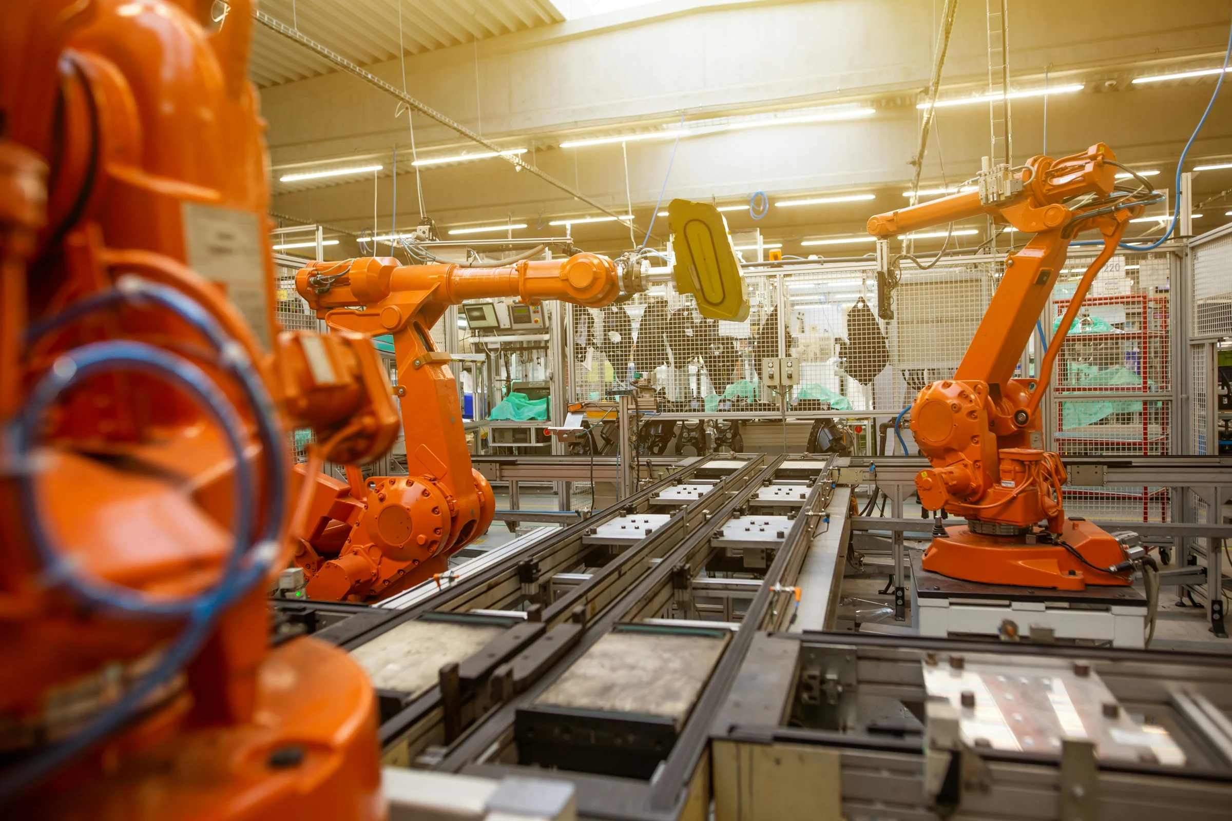 Fotografía real de equipamiento industrial